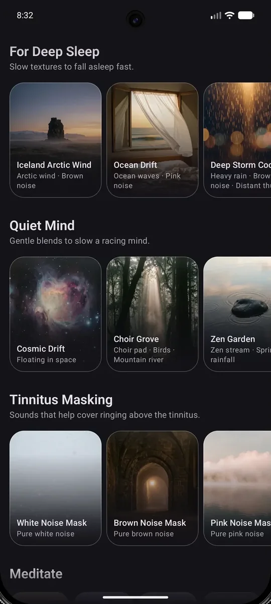Momental soundscape catalog