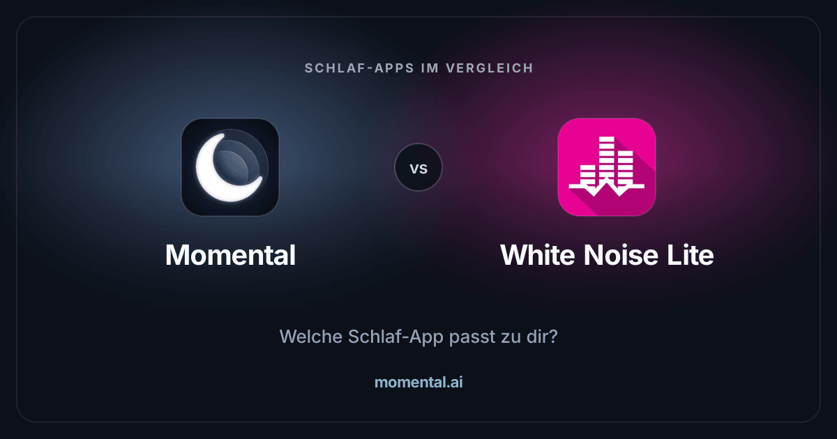 Momental vs White Noise Lite: Klänge oder Nachttisch-Helfer?